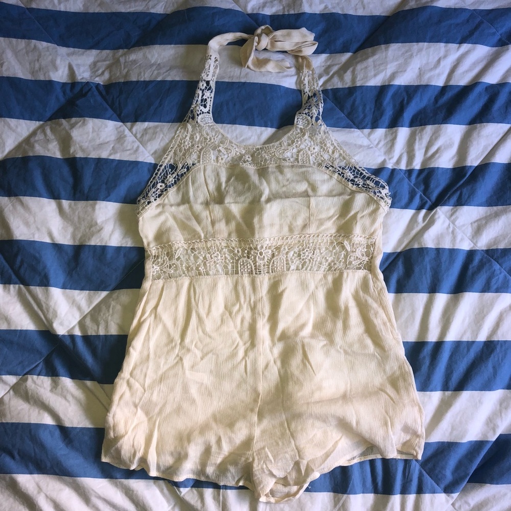 ILLA ILLA Halter Top Romper